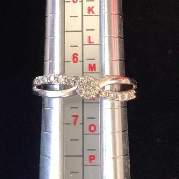 Genuine Diamond Ring in 10K White Gold - Picture 11 of 11